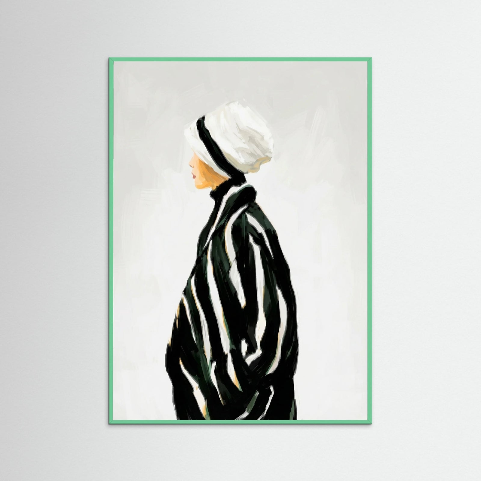 Mint Wood Profile in Stripes