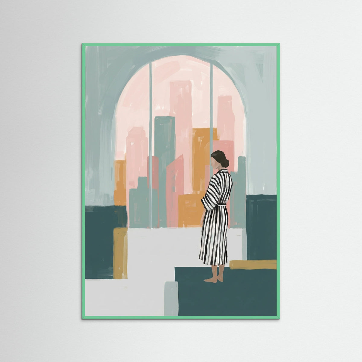 Mint Wood Promenade Hues