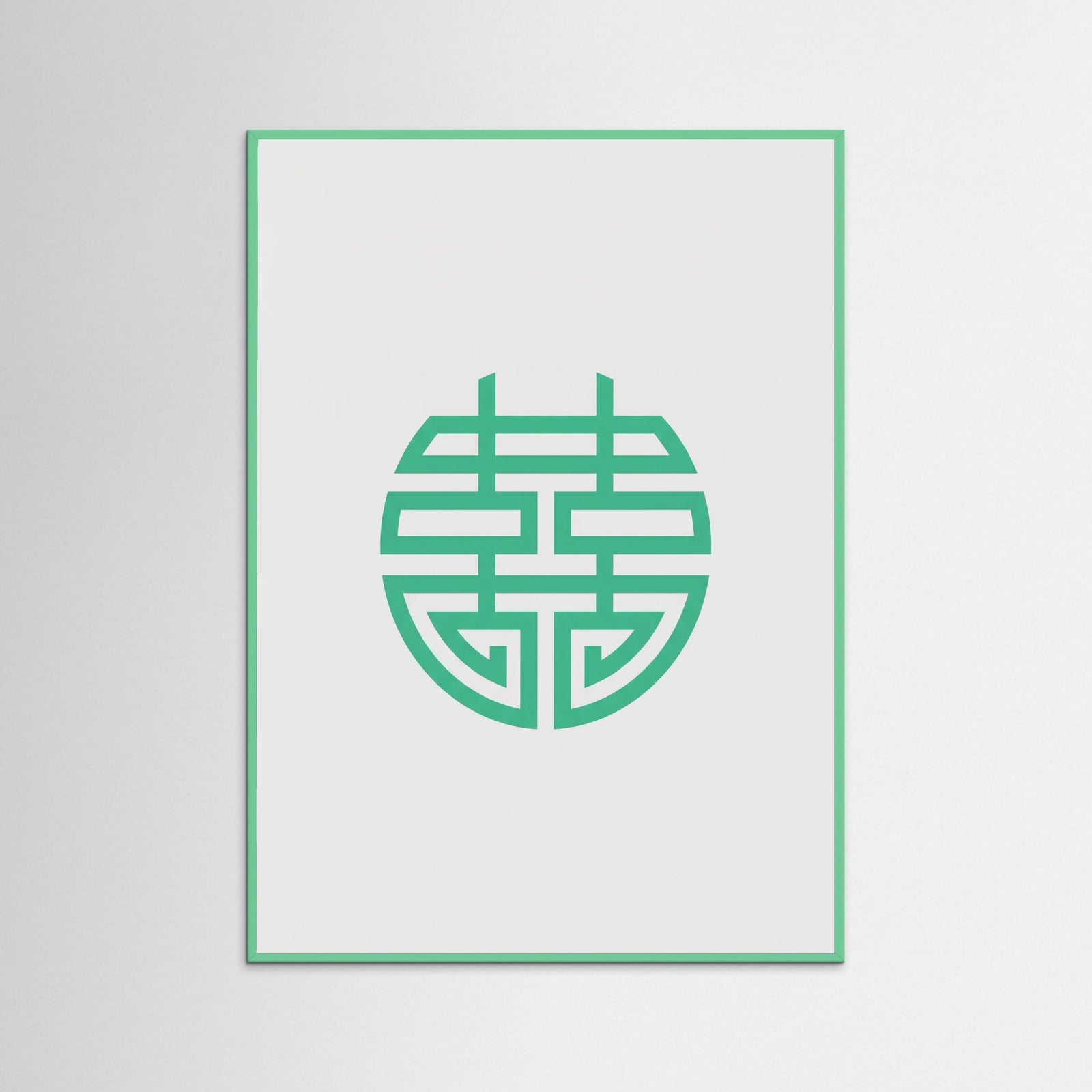 Mint Wood Prosperity Symbol