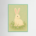Mint Wood Quiet Bunny