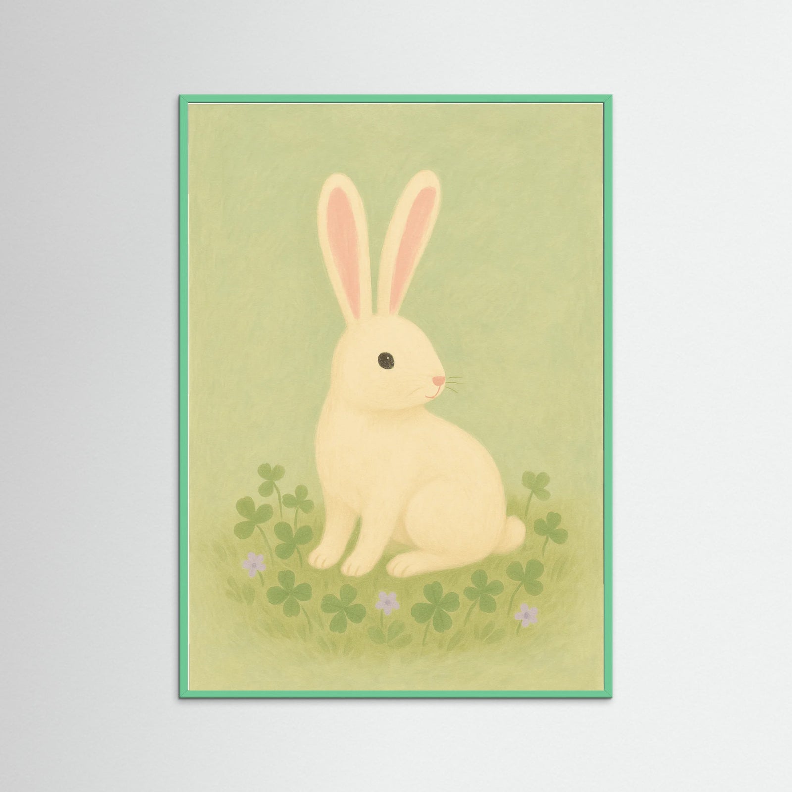 Mint Wood Quiet Bunny