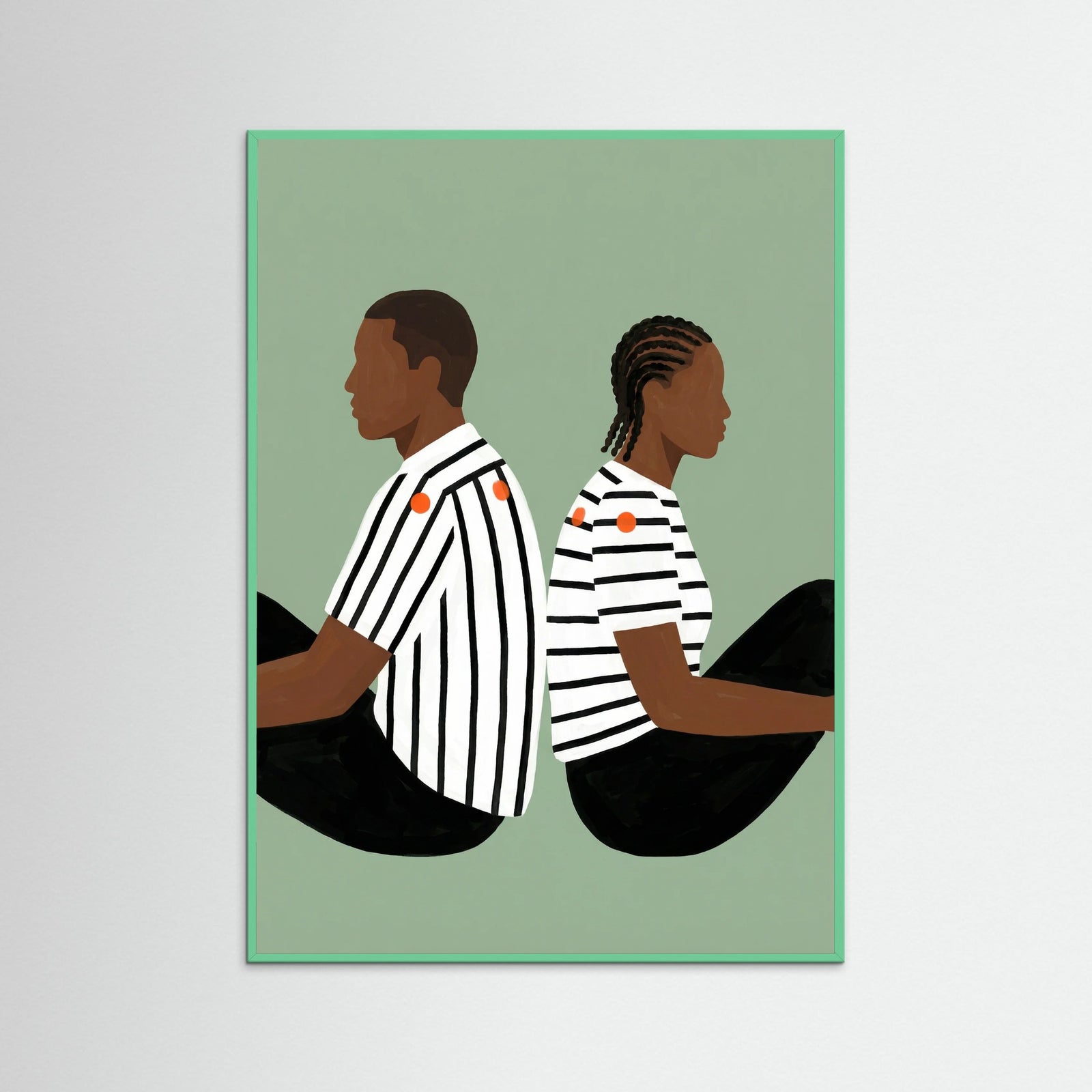 Mint Wood Quiet Contemplation White