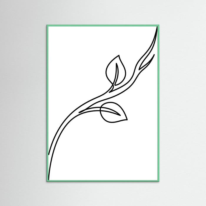 Mint Wood Quiet Contours