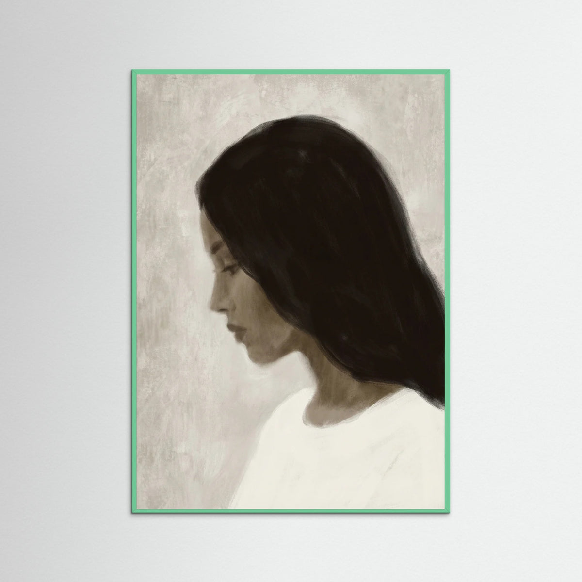 Mint Wood Quiet Gaze