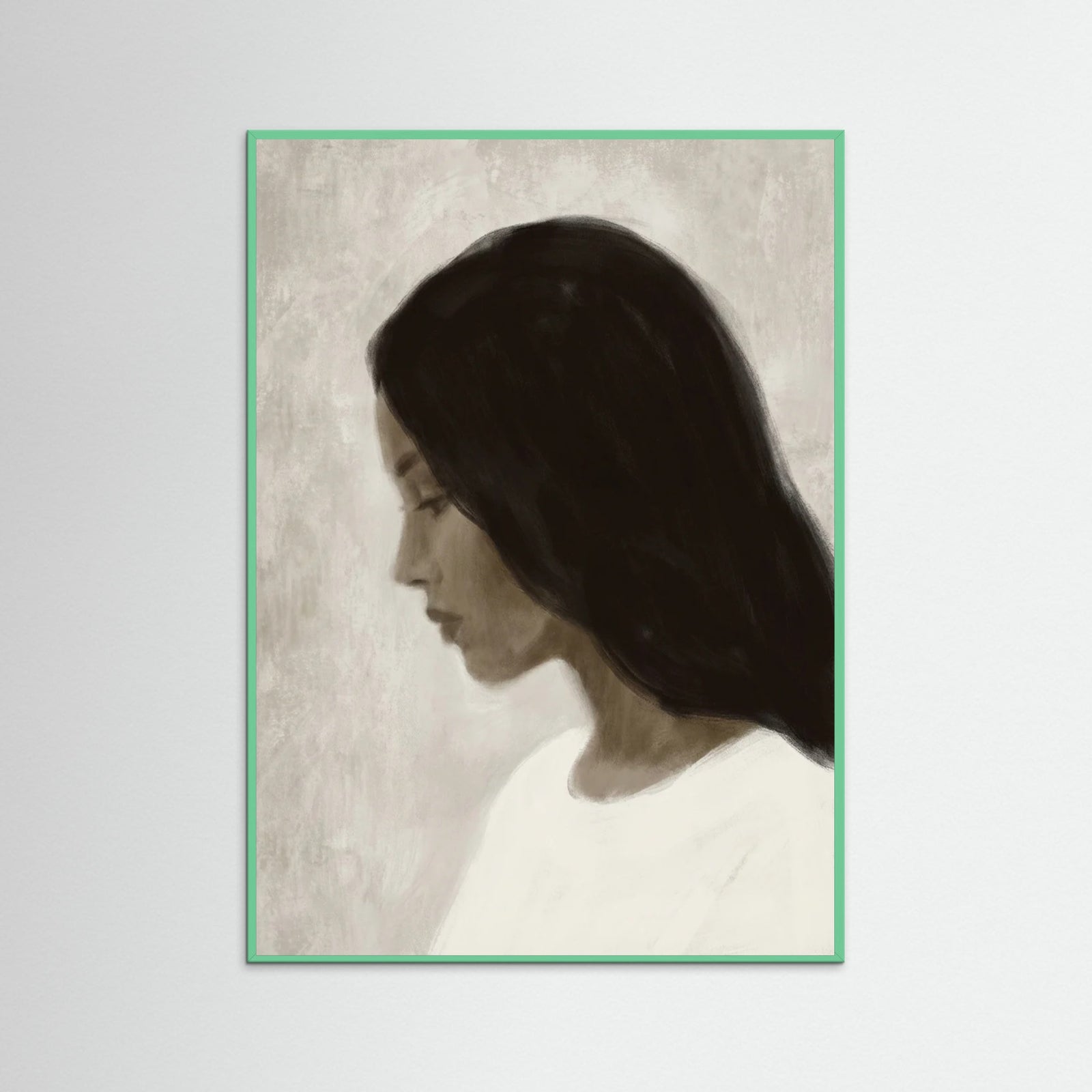 Mint Wood Quiet Gaze