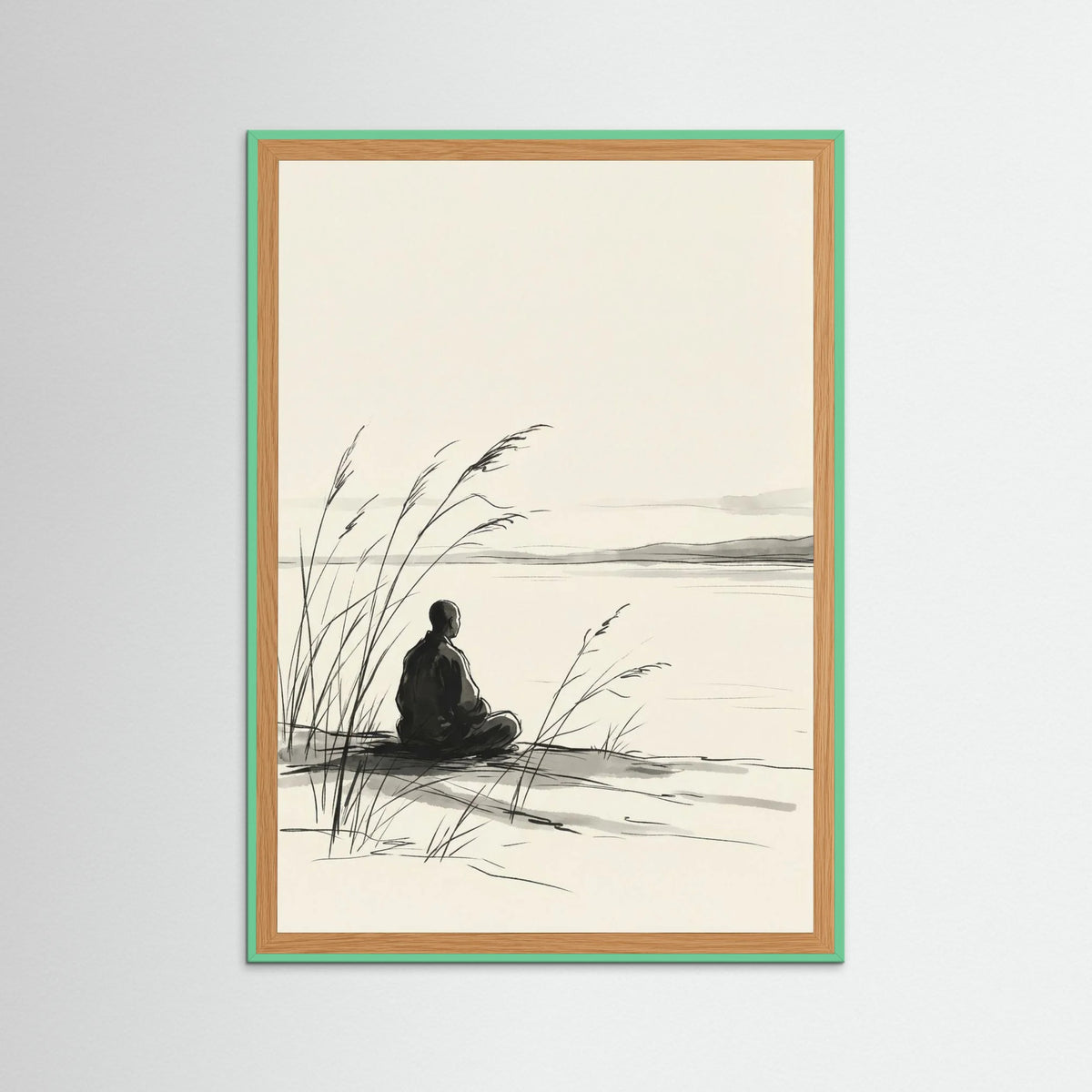 Mint Wood Quiet Reflection Black