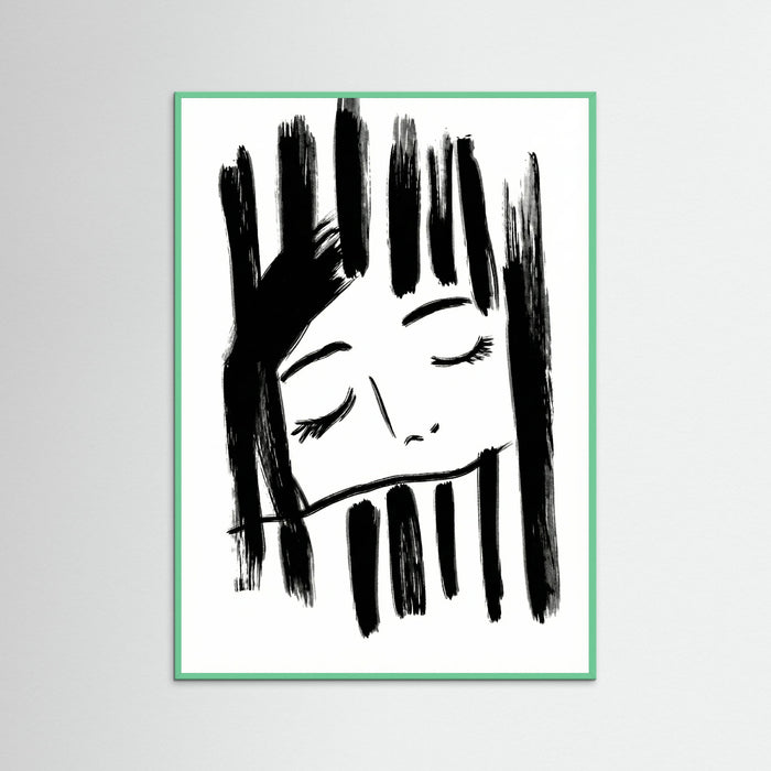 Mint Wood Quiet Reflection Black