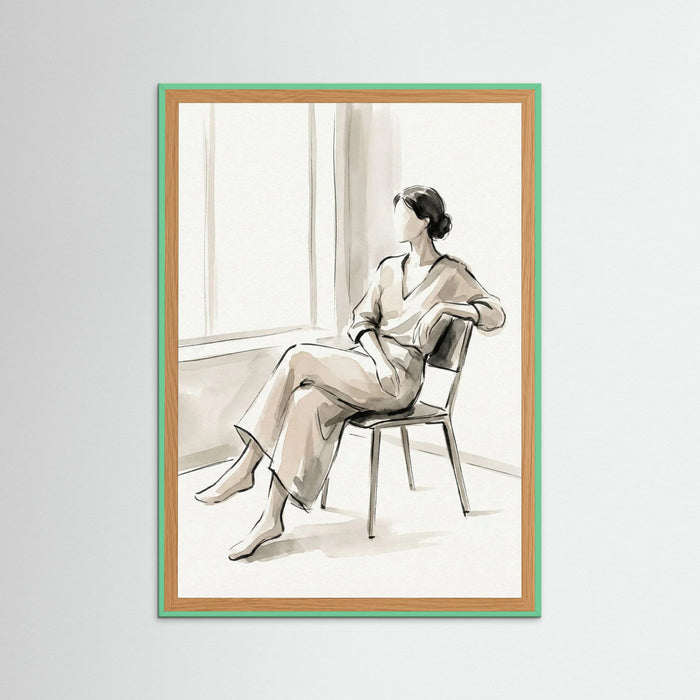Mint Wood Quiet Reflection