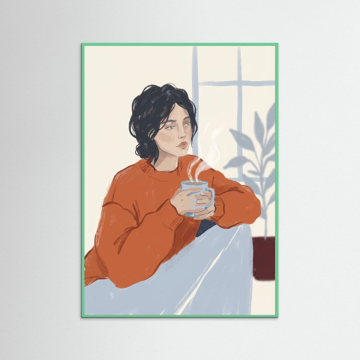 Mint Wood Quiet Reflection