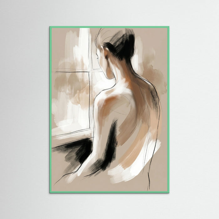Mint Wood Quiet Reflection
