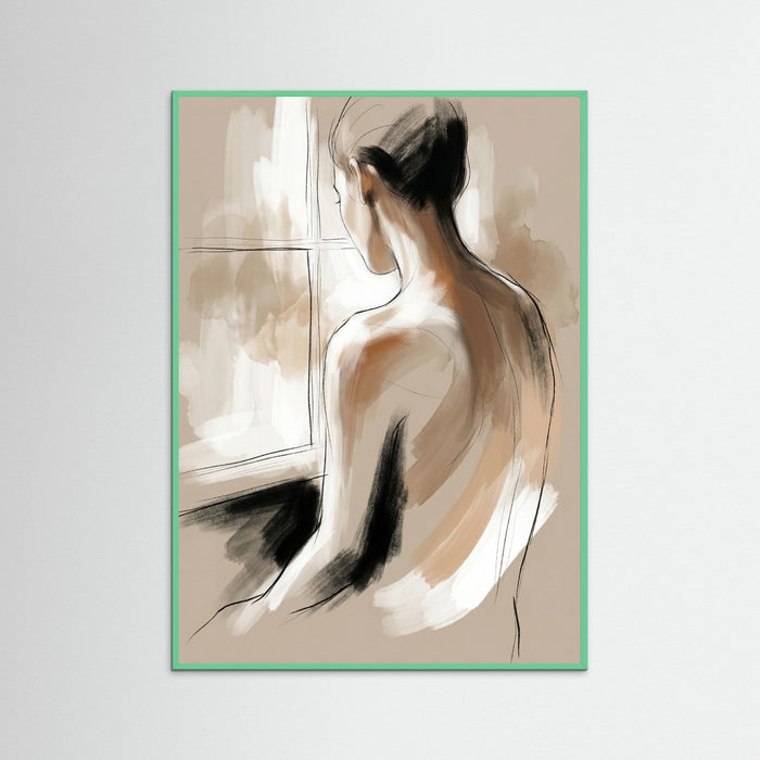 Mint Wood Quiet Reflection