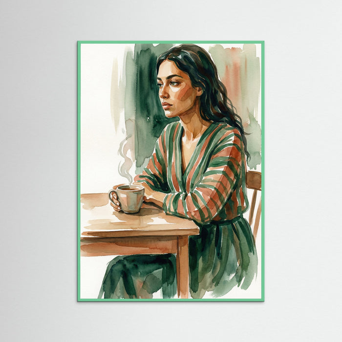 Mint Wood Quiet Repose Green