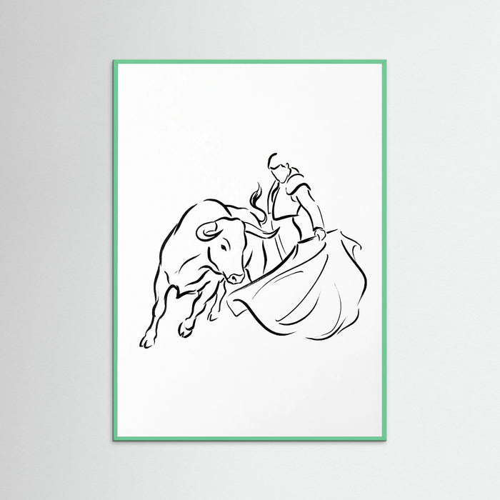 Mint Wood Quixotic Lines