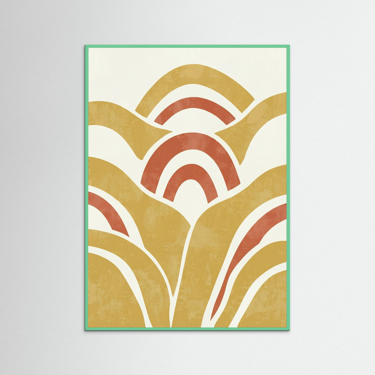 Mint Wood Radiant Golden Bloom