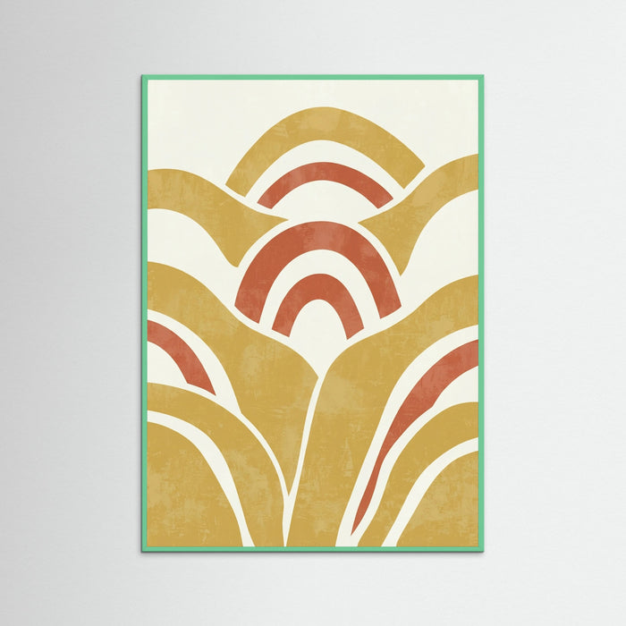 Mint Wood Radiant Golden Bloom