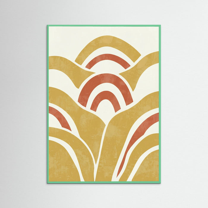 Mint Wood Radiant Golden Bloom