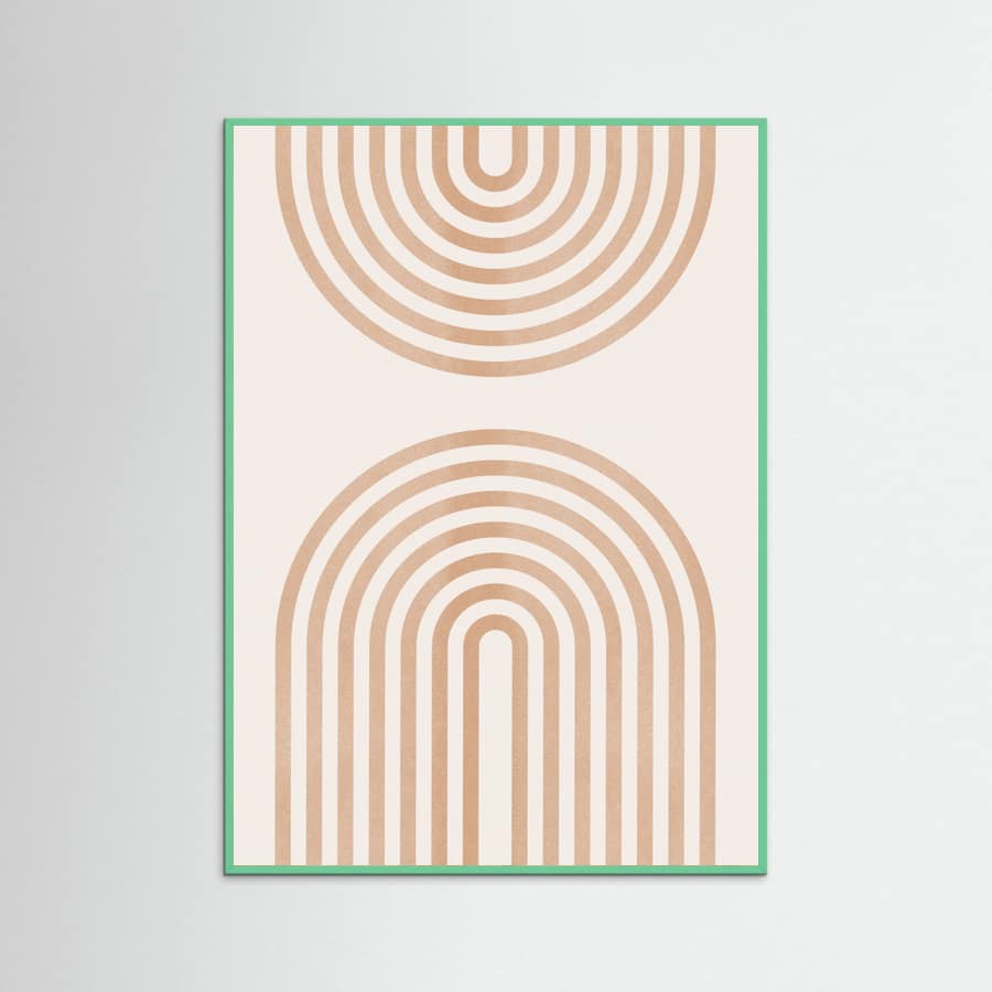 Rainbow Lines 2 Poster – plakat og kunsttryk