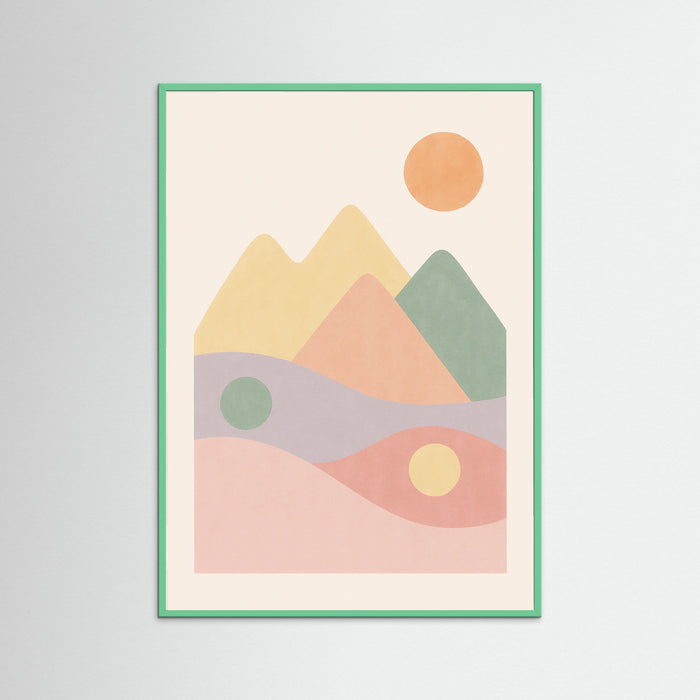 Mint Wood Rainbow Traces
