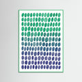 Mint Wood Raindrop Geometry