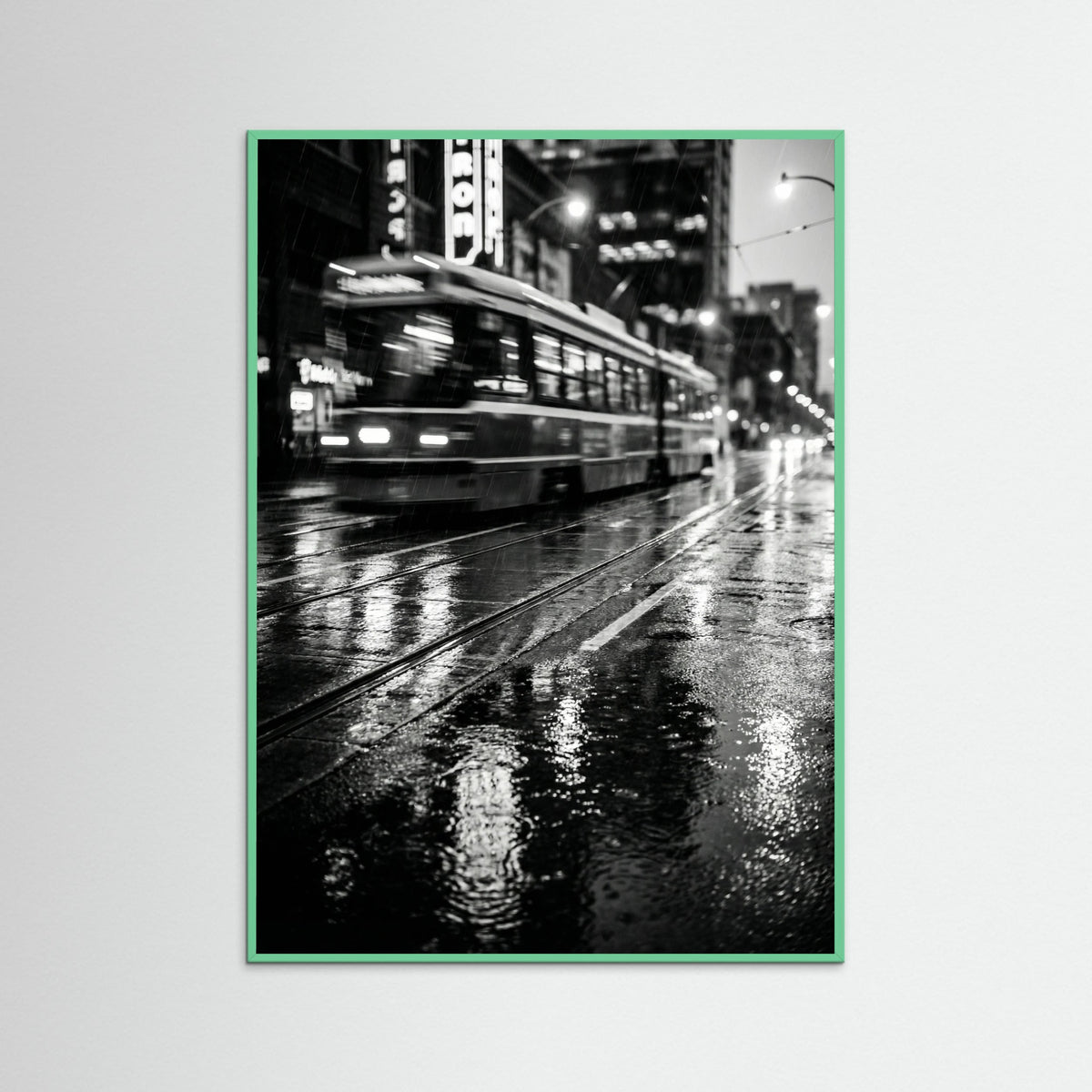 Mint Wood Rainy Night Drive