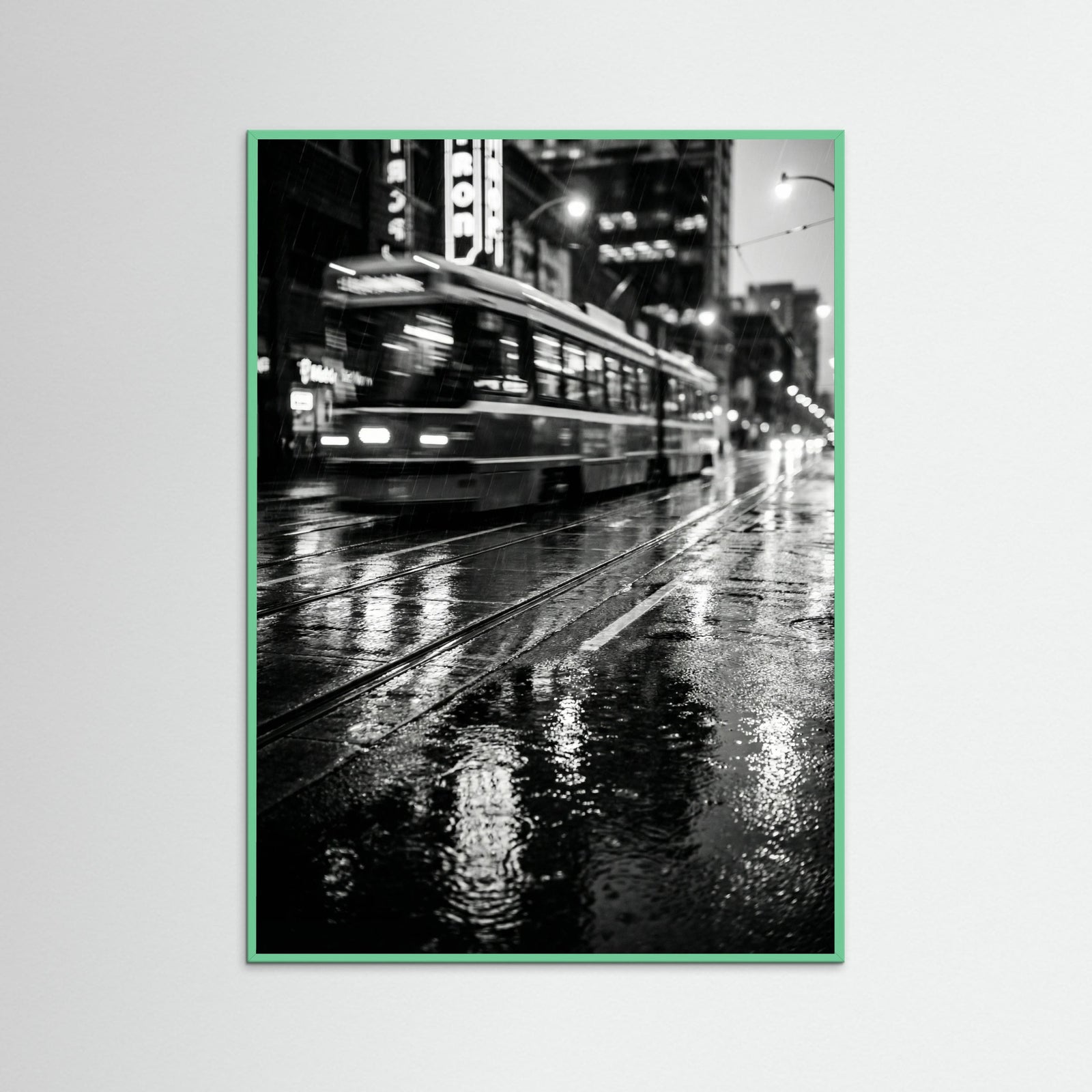 Mint Wood Rainy Night Drive