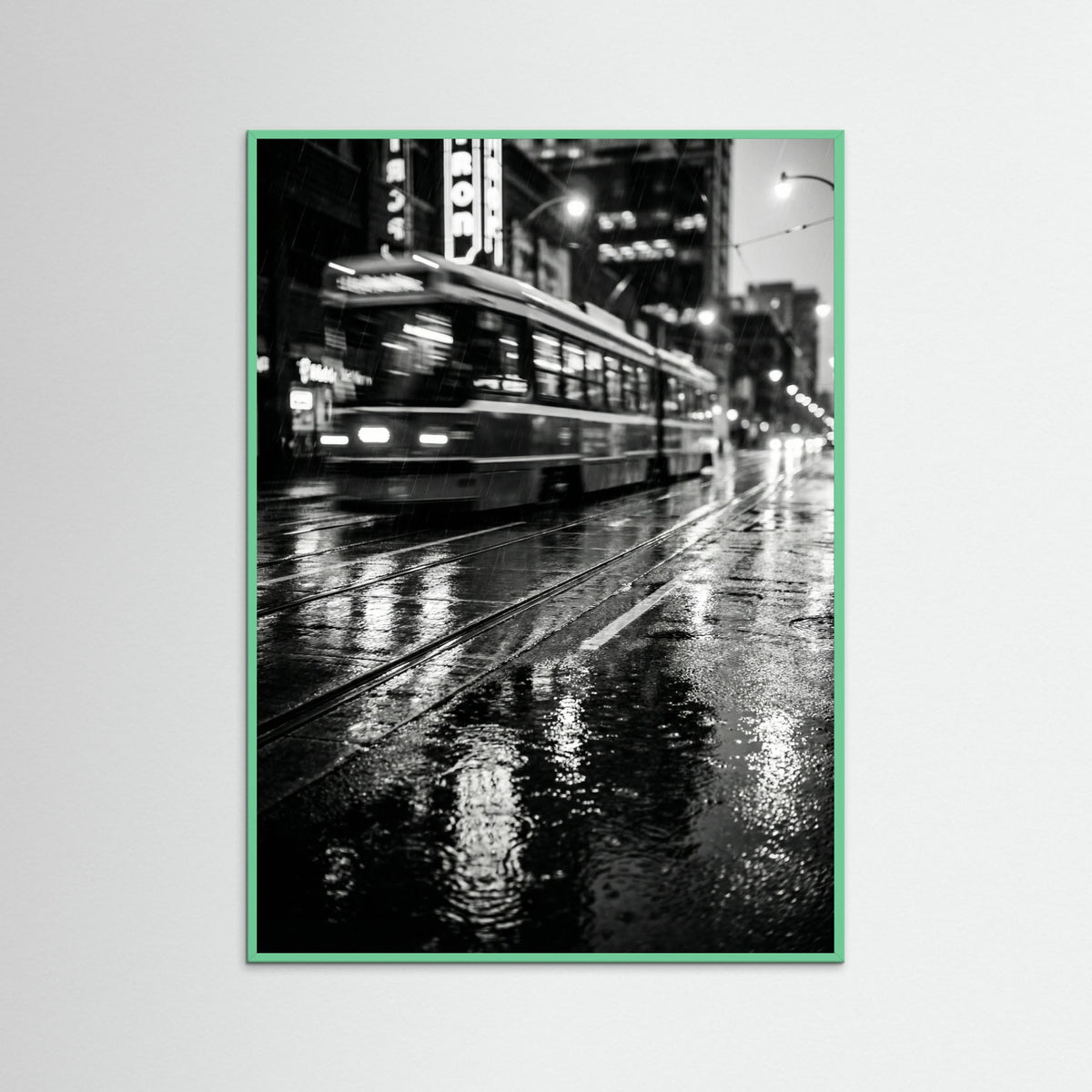 Mint Wood Rainy Night Drive