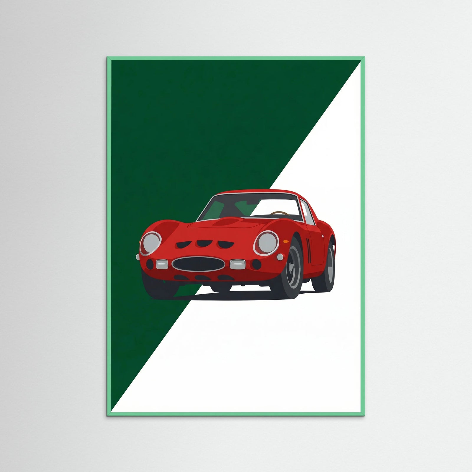 Mint Wood Red Racer Classic