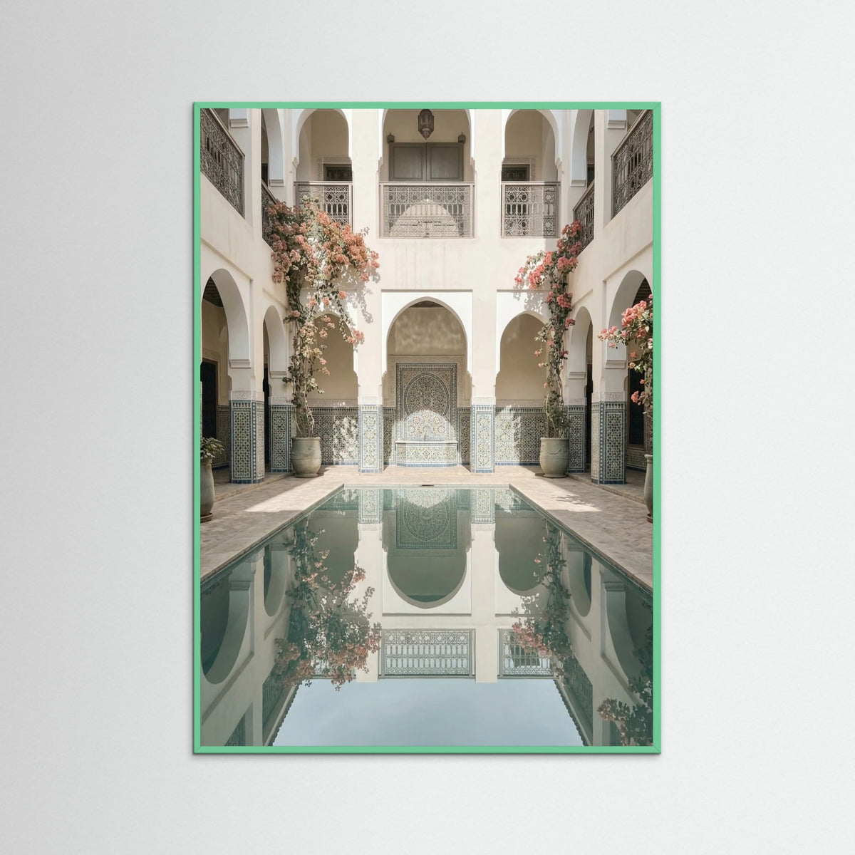 Mint Wood Reflected Palms Vista