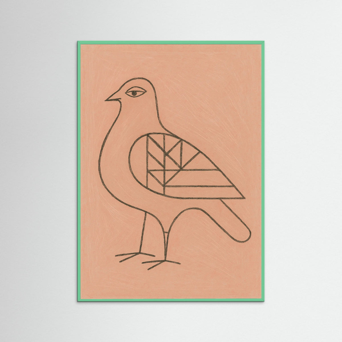 Mint Wood Reflective Poise