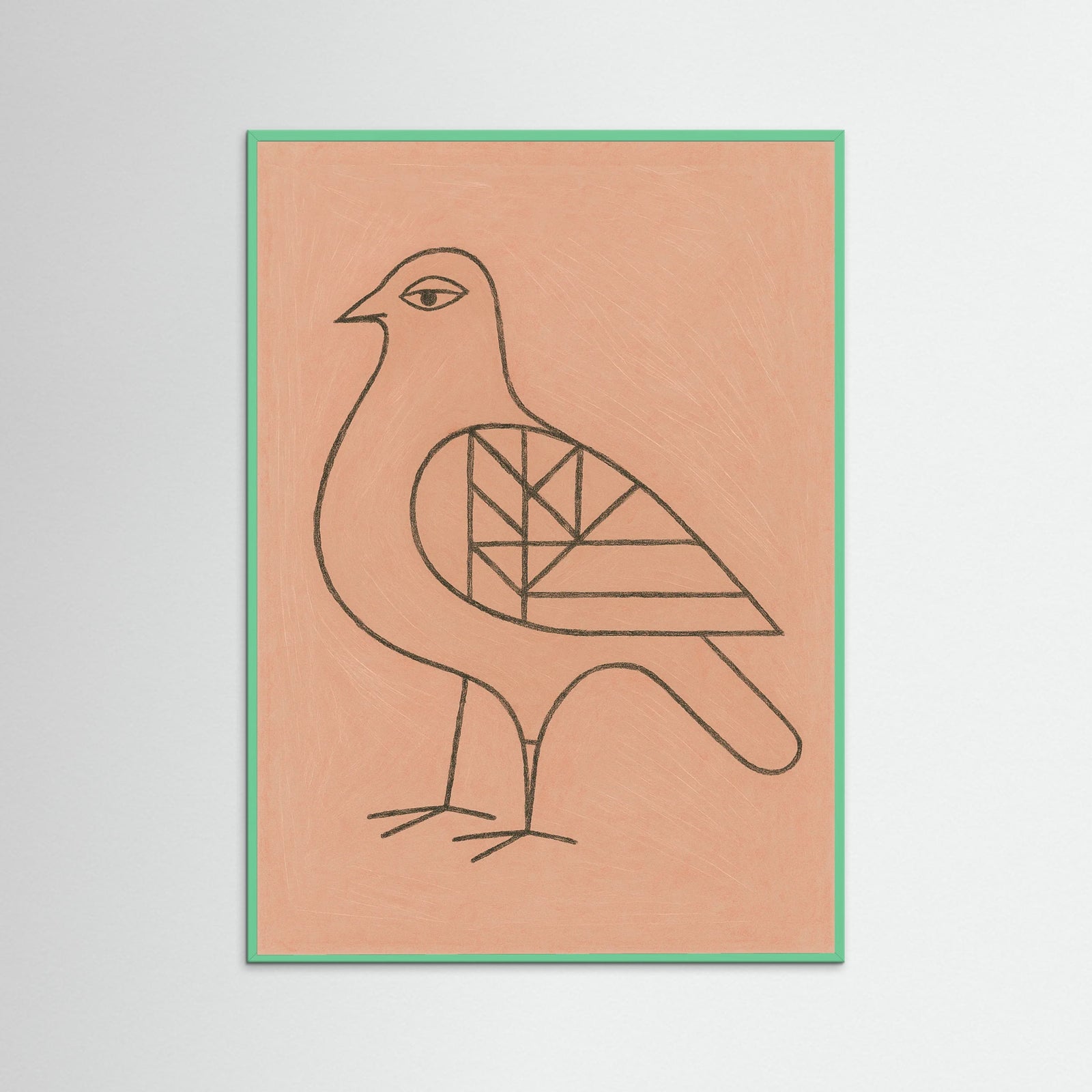 Mint Wood Reflective Poise