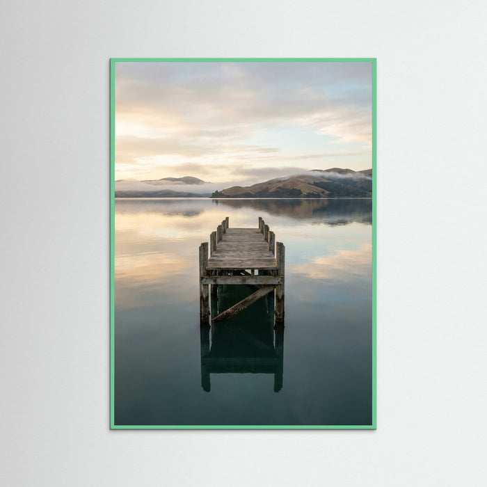 Mint Wood Reflective Solitude