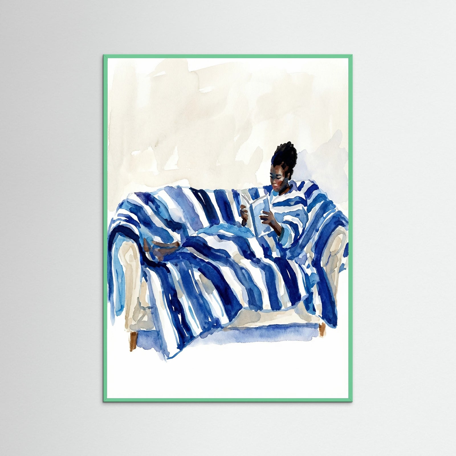 Mint Wood Relaxed Blue Comfort