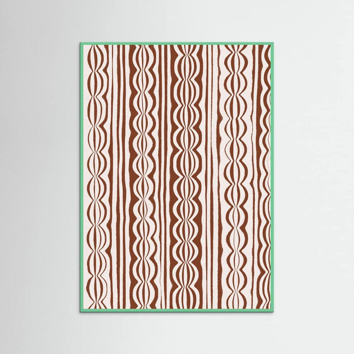Rhythmic Waves Poster – poster and art print