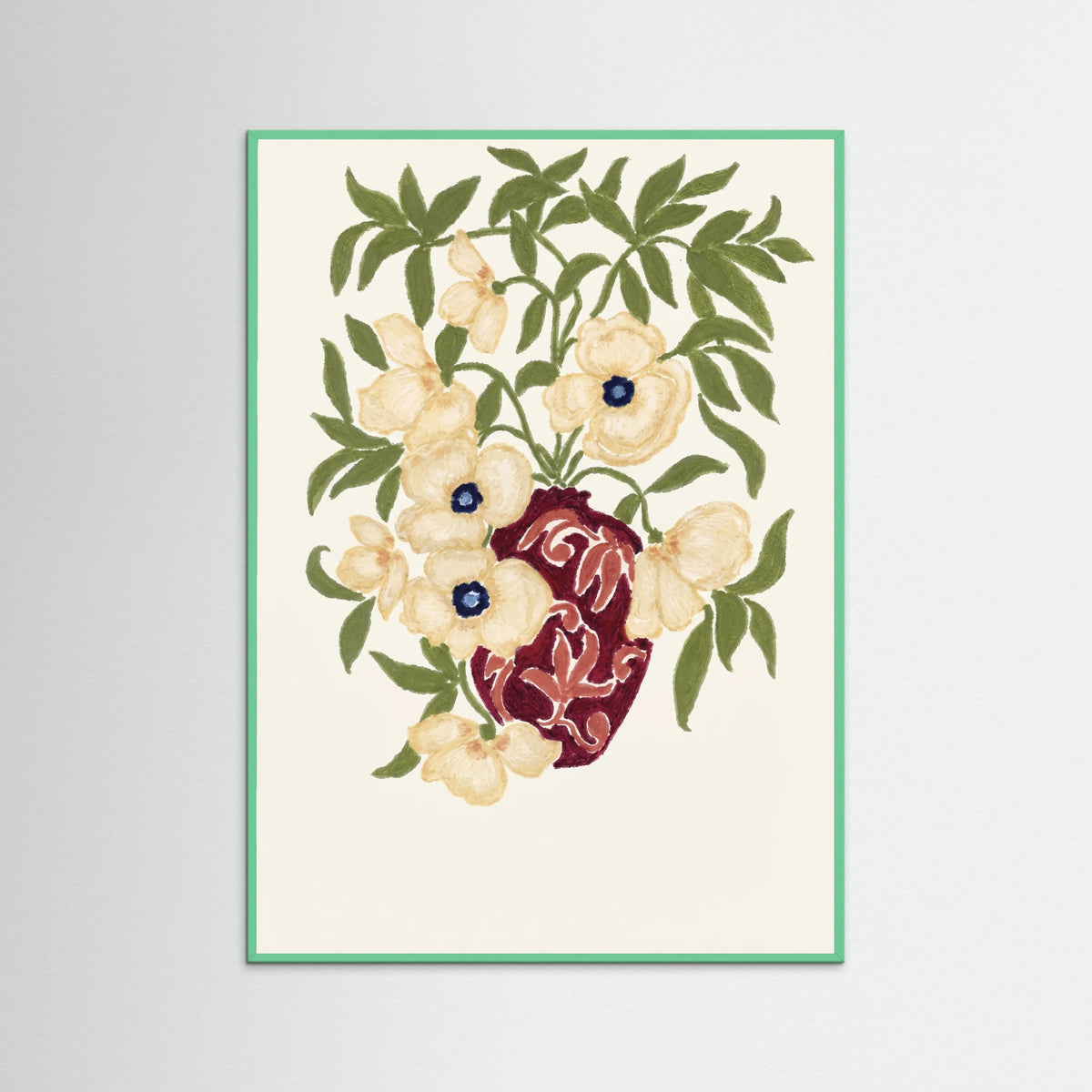 Mint Wood Rustic Bouquet