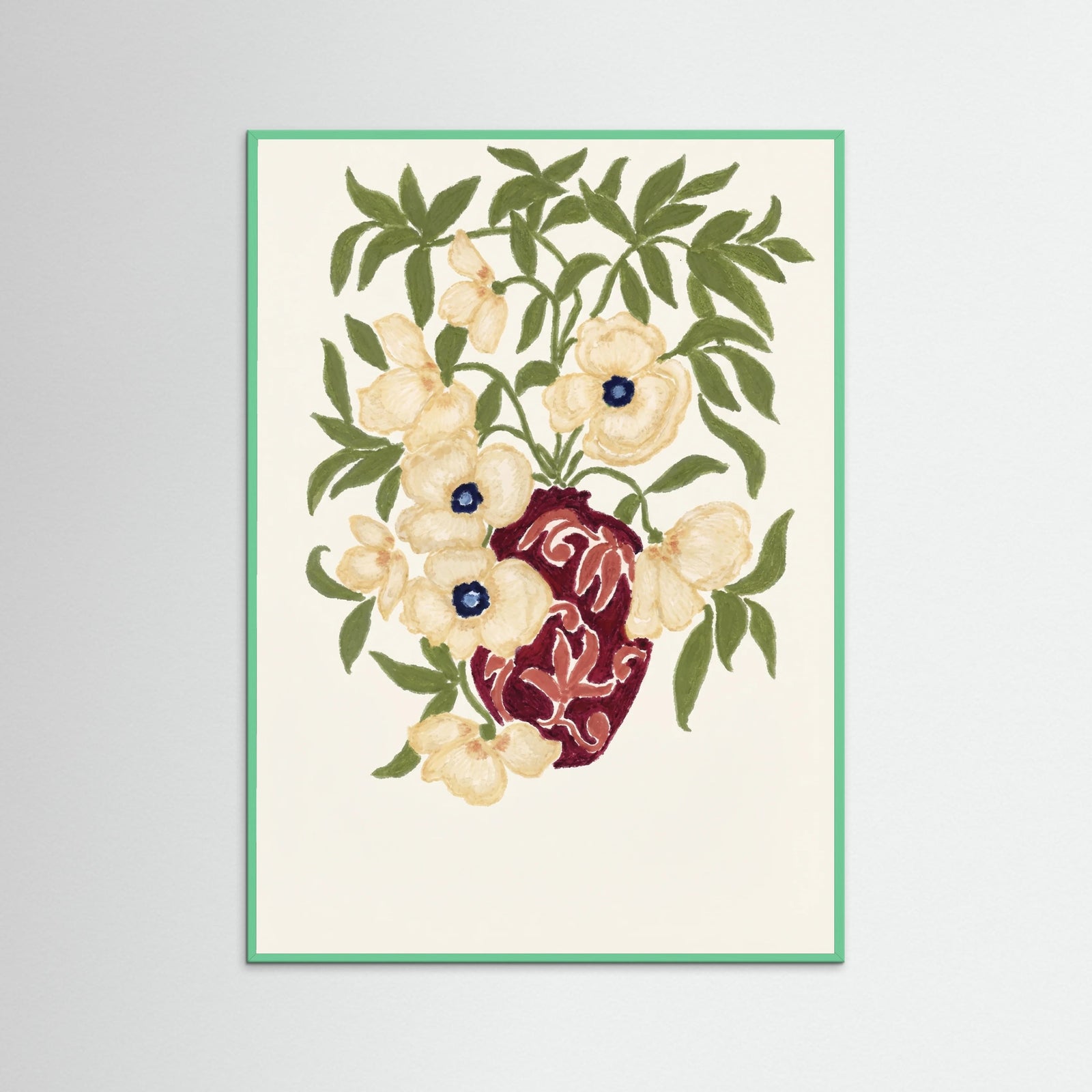 Mint Wood Rustic Bouquet