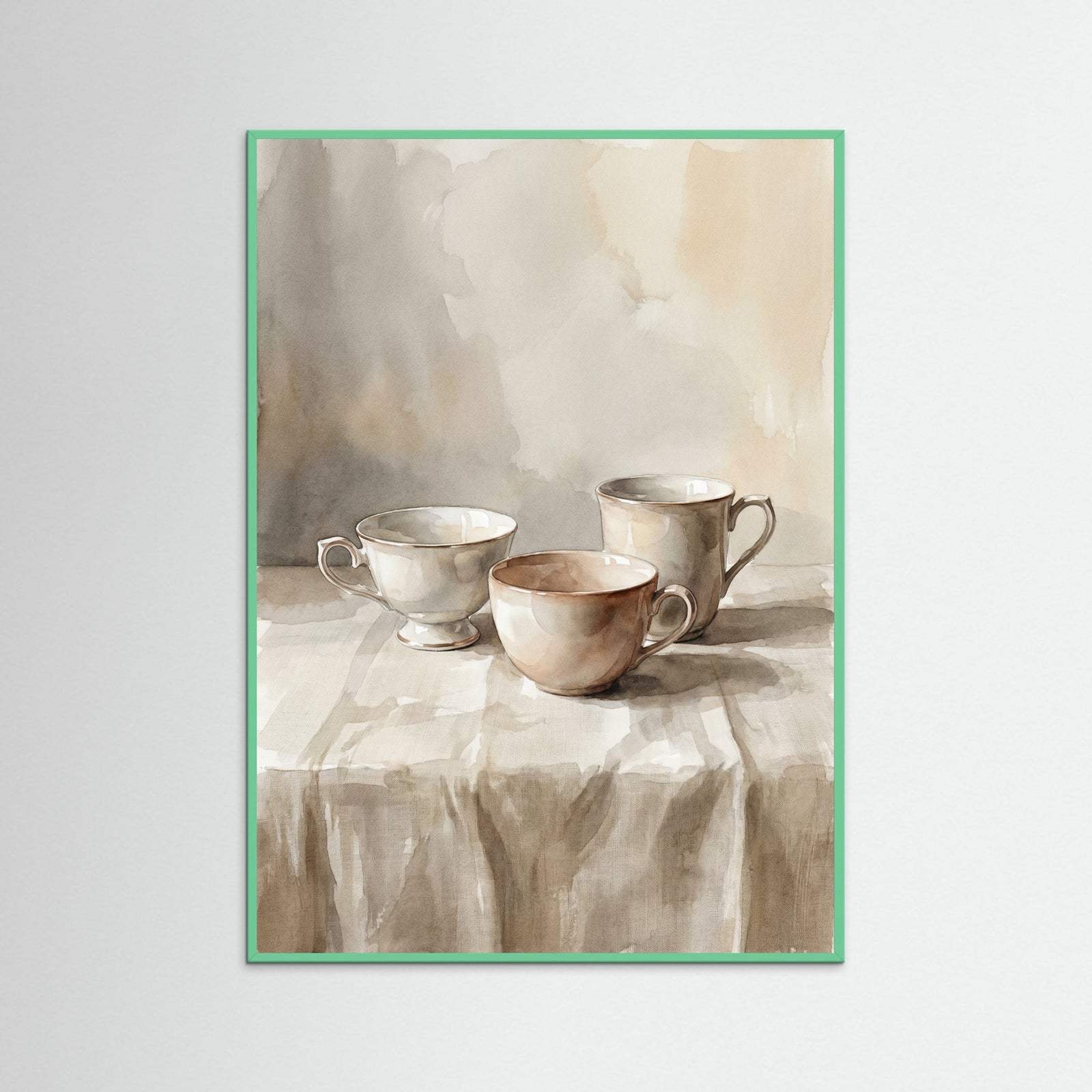 Mint Wood Rustic Earthenware Jug