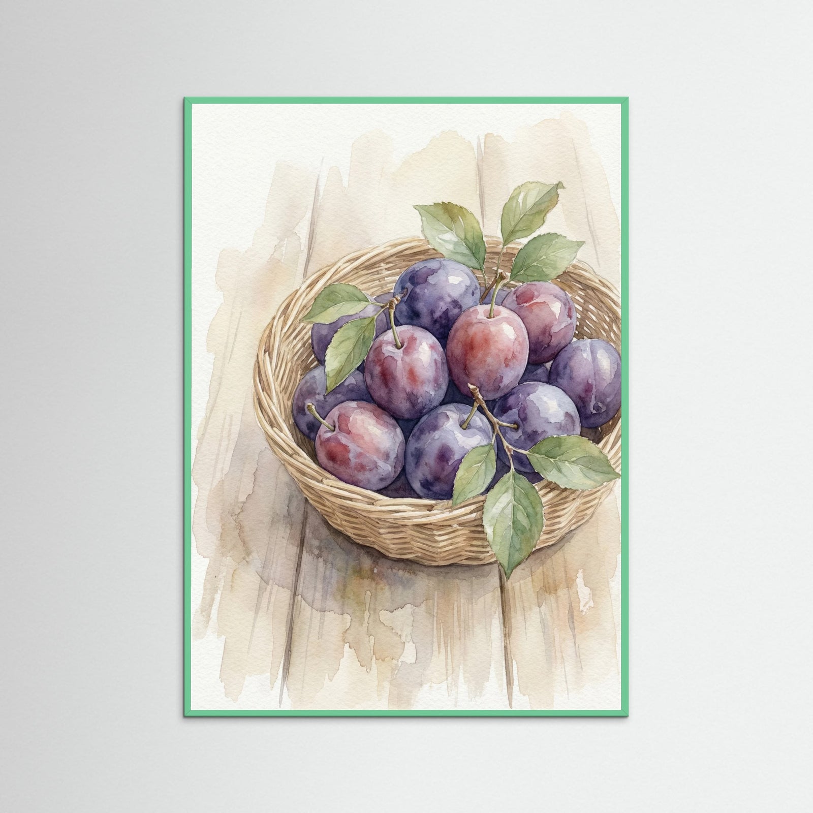 Mint Wood Rustic Grape Abundance