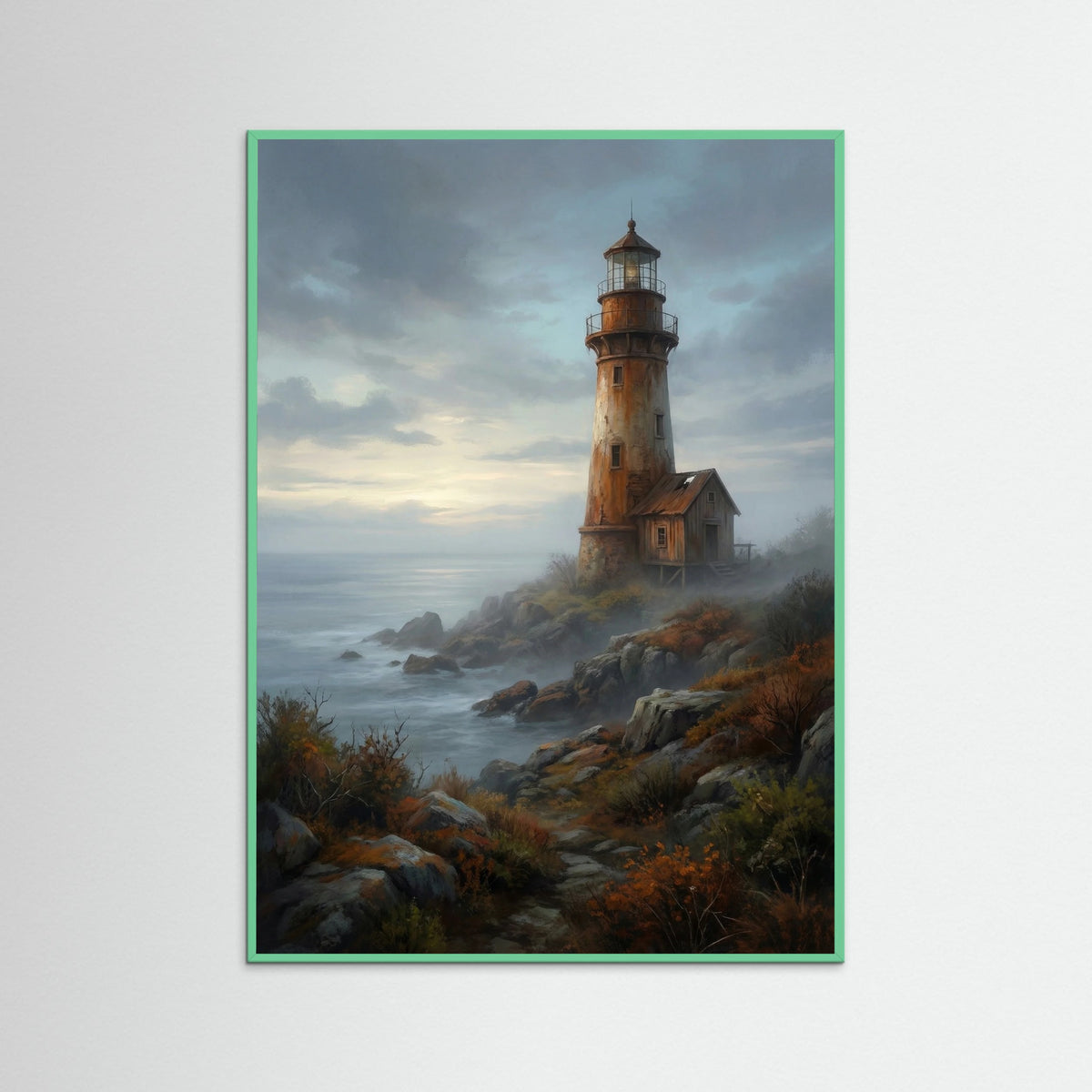 Mint Wood Rustic Twilight