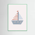 Sailing Boat Poster – plakat og kunsttryk