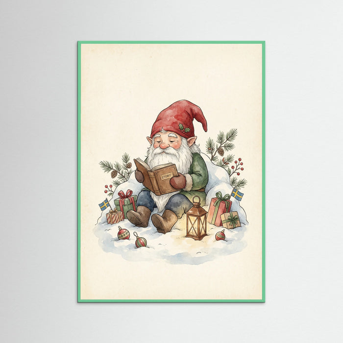 Mint Wood Scandinavian Holiday Gnomes