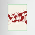 Mint Wood Scarlet Interlock