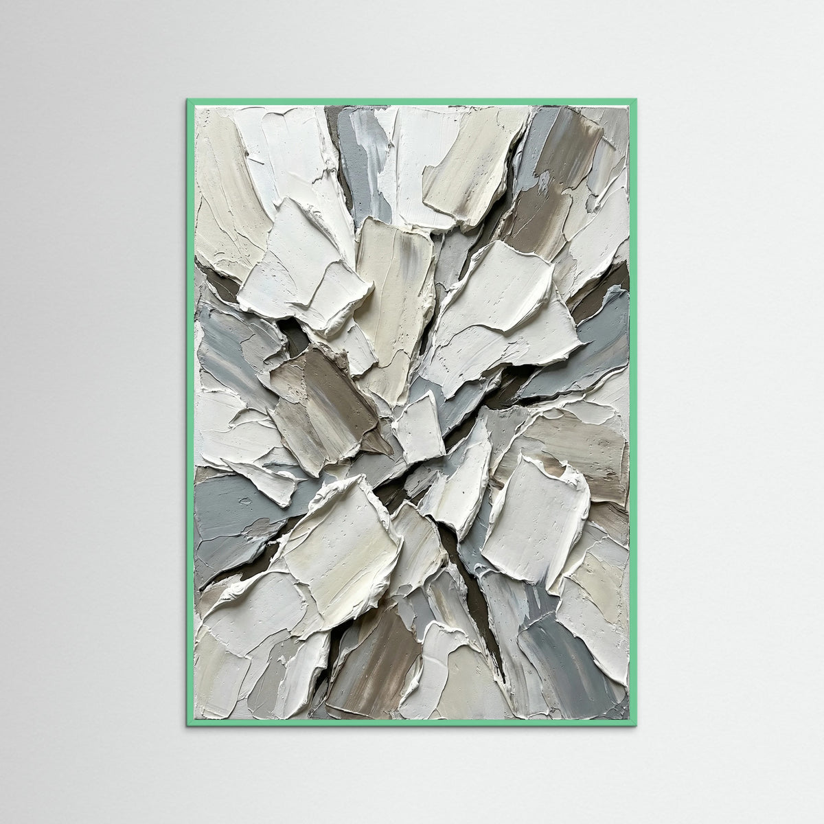 Mint Wood Sculpted Whites