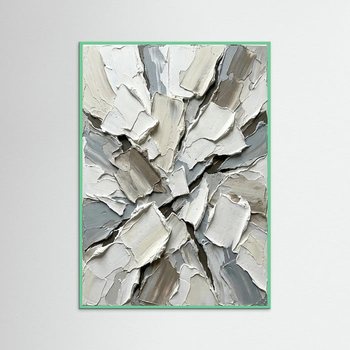 Mint Wood Sculpted Whites