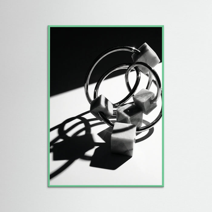 Mint Wood Sculptural Reflections