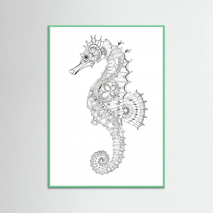 Seahorse 3 Poster – plakat og kunsttryk