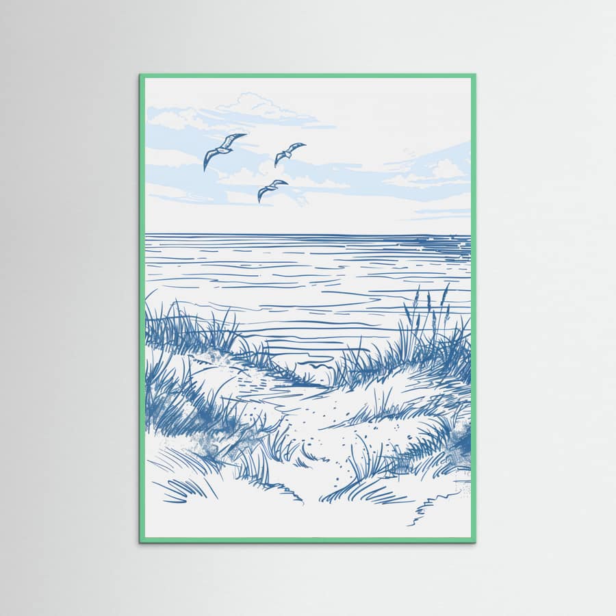 Poster Seascape Sketch – poster e stampa artistica