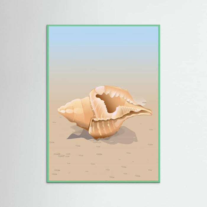 Seaside Shell Poster – poster och konsttryck