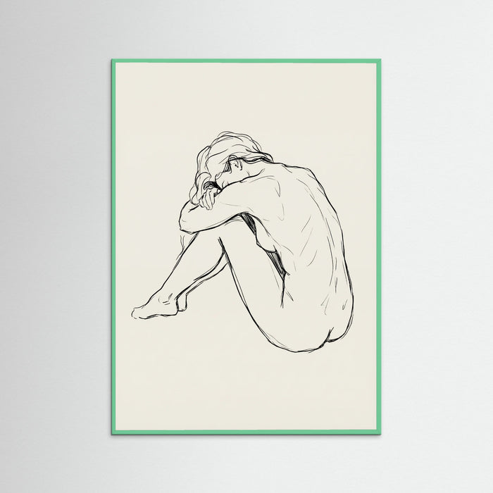 Mint Wood Seated Contemplation