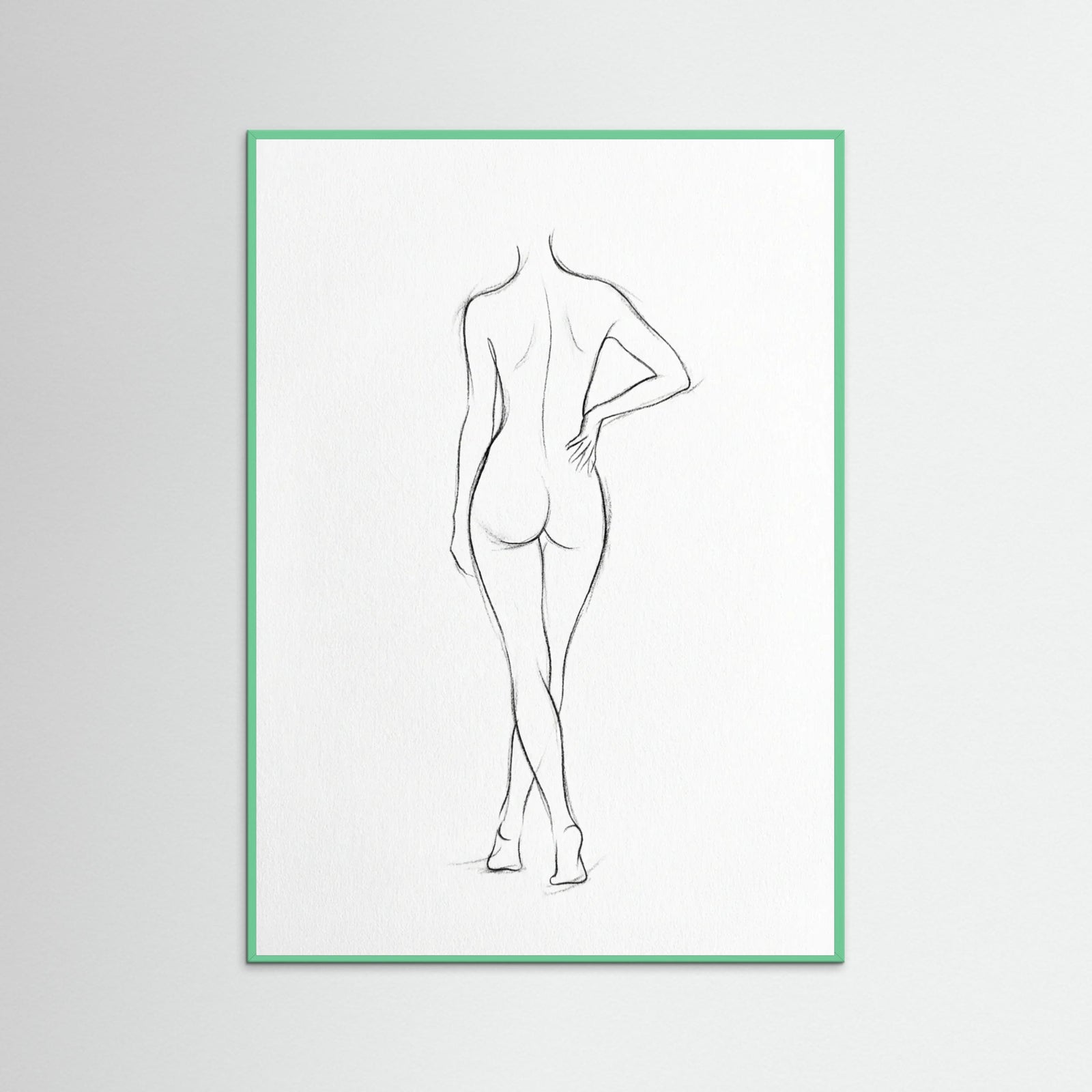 Mint Wood Seated Serenity