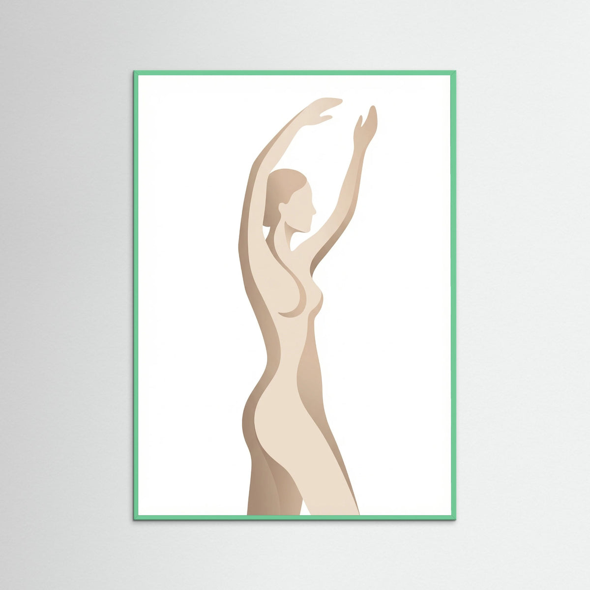 Mint Wood Seated Serenity